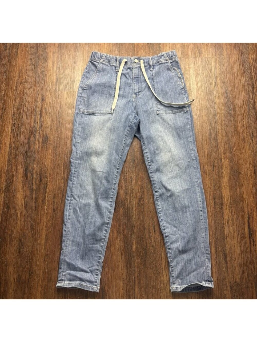 Judy Blue Clearwater Jogger Jeans Light Wash JB88496 Women’s Size 13/31